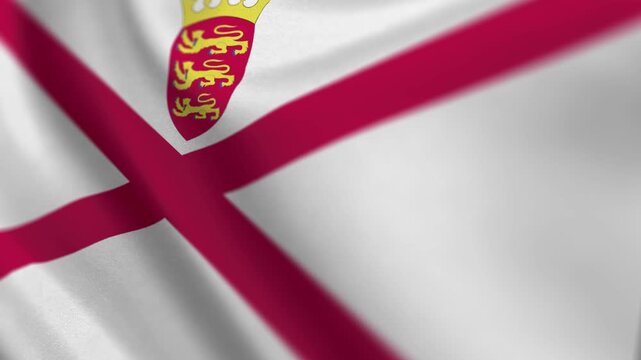 Jersey Flag with Motion Graphics Animation