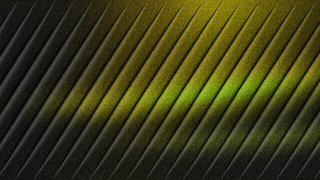 Diagonal textured stripes gradient background yellow green abstract