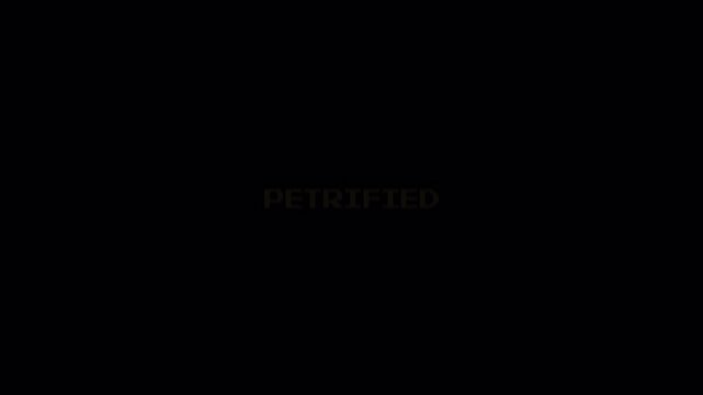 8-Bit Retro Game Pixel Text Animation Vintage Arcade Computer Loop on Black Background 4k video animation seamless loop