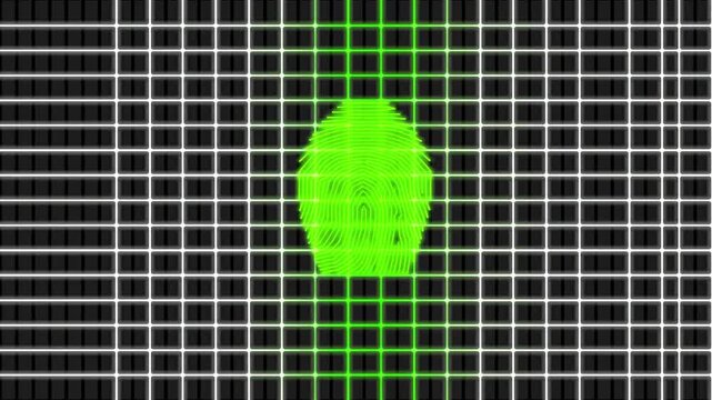 Corporate biometric authentication fingerprint matrix