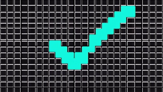 Information encryption face scan lock on flat grid