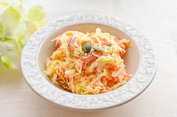 手作りコールスロー