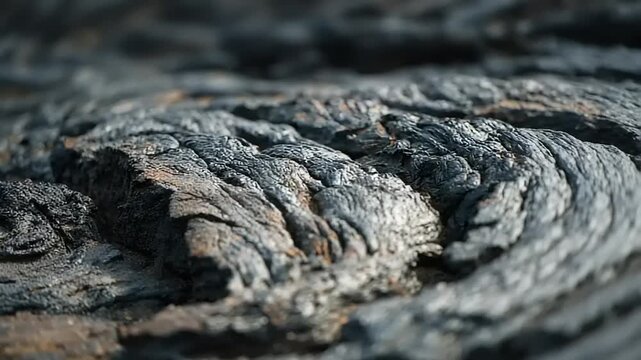 Closeup of tree bark texture video footage.