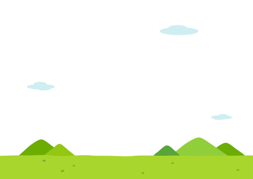 Summer nature landscape background.