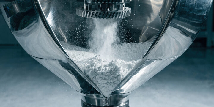 Pharmaceutical industry powder filling stainless steel hopper conveying pharmaceutical industry
