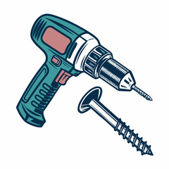 Create Bold Stroke Screwdriver Tightening Creative Visual Great for Commercial Projects