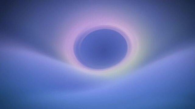 Artistic rendering of a black hole with visible gravitational lensing effect