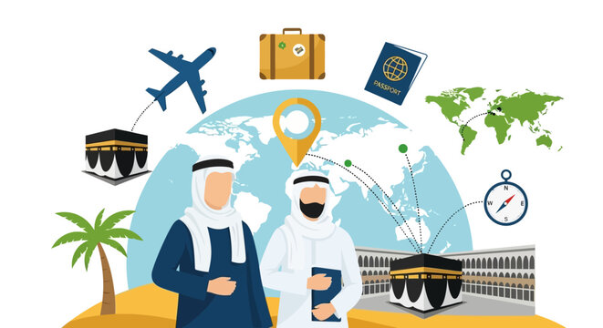 Pilgrims Travelling for Umrah or Hajj.