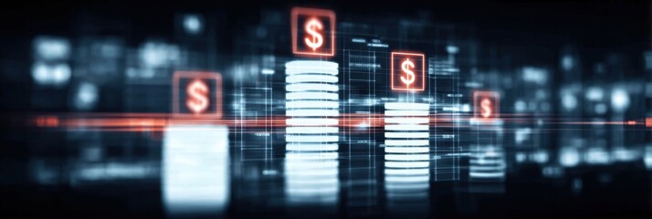 Fototapeta premium A consultant uses accounting to fix finance gaps, ensuring that income and profit stay within the budget while seeking a new investment return.