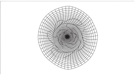 A detailed adult coloring page featuring a geometric circular pattern with intricate black lines on a white background, ideal for relaxation and creativity.