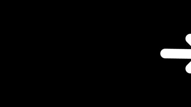 Arrow Moving from Left to Right Animation | Navigation and Direction Motion Graphic