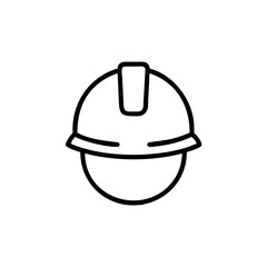 Fototapeta premium Industrial Worker Helmet Icon