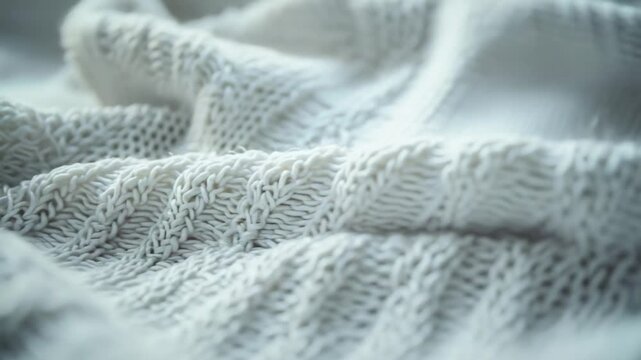 Close-up of textured fabric with intricate weave patterns