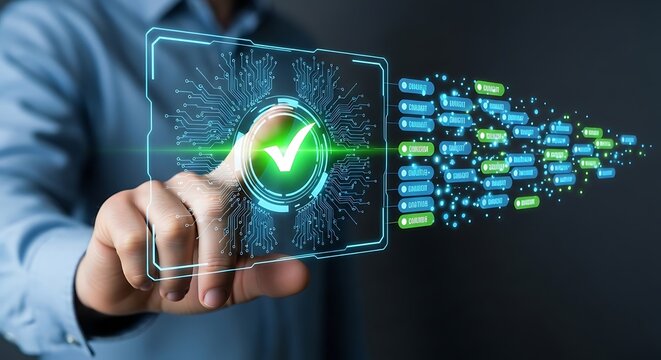 Secure data processing with digital verification and authentication technology