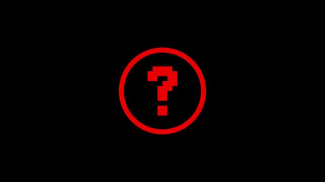 Question mark inside red circle. Suitable for digital backgrounds, tech concepts, problemsolving visuals, or online quizzes.