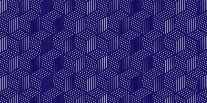 seamless grid metal geometric pattern with hexagon cube square shapes wallpaper.