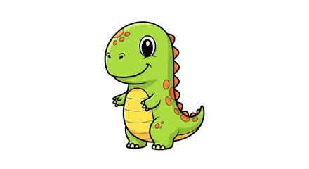 Cartoon Dinosaur Illustration