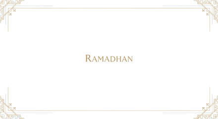 Ramadhan greeting card template design. © priyo
