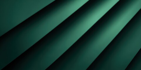 Obraz premium Oblique Pattern with Deep Dark Green Colors and Subtle Light Play Creating Moody and Visual Depth in Abstract Image, Dark Shadow and Deep Color