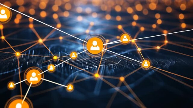 Expanding Digital Social Network with Connected User Icons