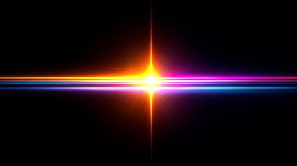 Fototapeta premium Bright Luminous Abstract Light Burst Effect