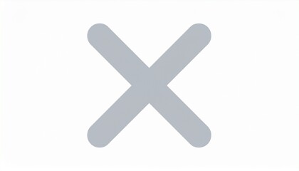 Obraz premium Yes and no cross mark symbol icon with tick and cancel signs isolated design