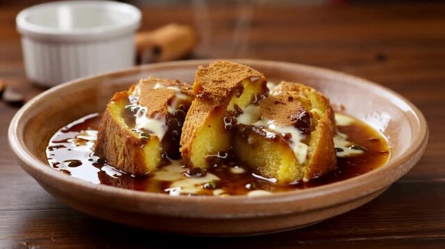 baked apple pie with cinnamon