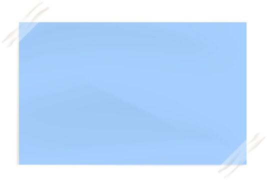 Taped Blue Paper
