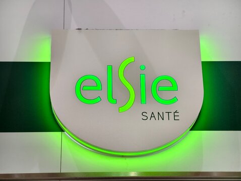 Paris,France-Oct.6th 2025: elsie SANT&Eacute; company brand logo