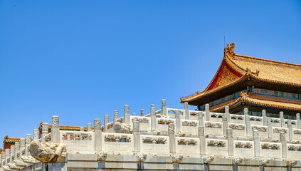 Obraz premium Exploring beijing's forbidden city