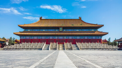 Obraz premium The Imperial Ancestral Temple in sunny weather