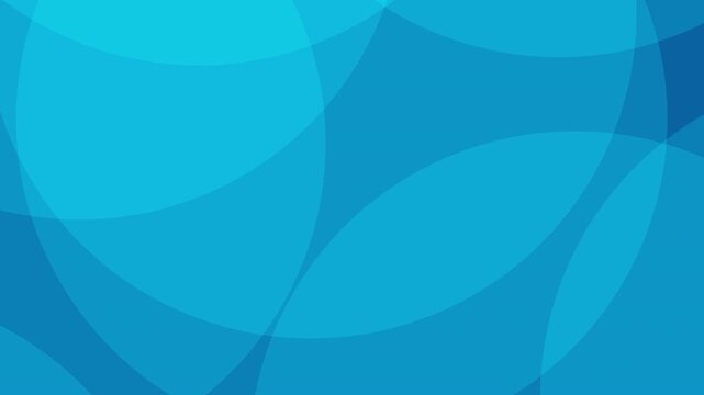 Light circle  blue corporate abstract background of looping animated gradient geometric shapes for presentation background