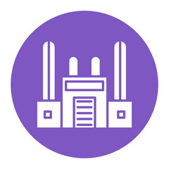 Obraz premium Metallurgical Plant Icon