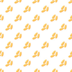 Pine nut seeds creating a repeating pattern for food and natural concepts
