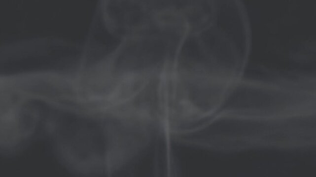 Soft curling smoke trail overlay with slow upward drift and smooth fade