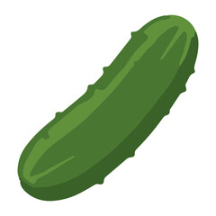 Fototapeta premium Green Pickle Illustration