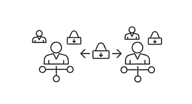 Network Security and Data Protection Between Users.