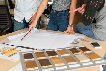 Collaborative architectural design planning.