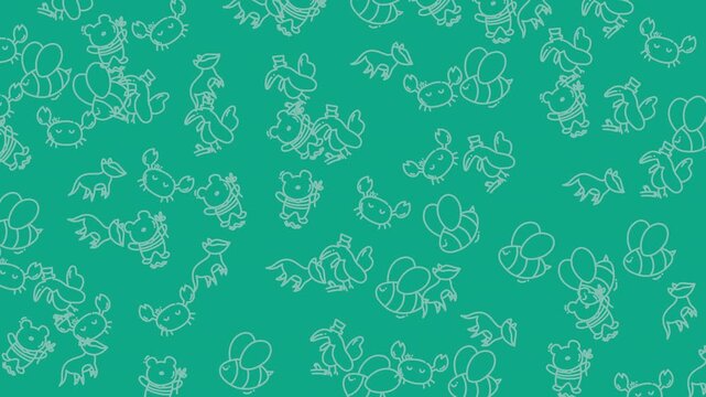 Suitable for childrens book illustrations, educational materials, or animalthemed designs. Ideal for backgrounds, posters, or digital prints.