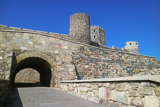 Impressive Entrance Gate of the Rabati Castel in the City of Akhaltsikhe, Georgia