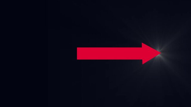 Red arrow pointing up animation. Download sign . up direction arrows symbol. arrow button icon or swipe-up arrow signal animation. download icon sign. 4k video.