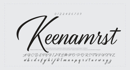 Adobe Stock Videos Images Templates Audio Customize (Preview)  Explore plans  All  Search  My Libraries  Get 10 images or 1 video with a free trial.  Signature script lettering font  © sayka