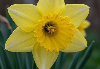 Golden Daffodil Bloom: Spring's Sunny Embrace