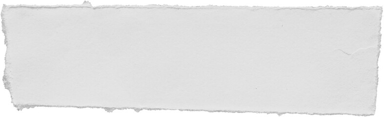 Fototapeta premium White ripped paper torn edges strips isolated on black background