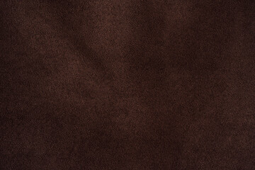 Dark brown suede texture background with subtle shading, minimal leather backdrop.
