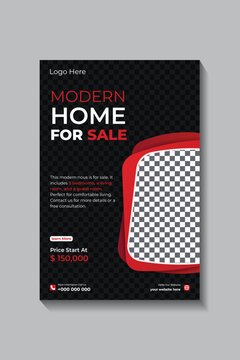 Real Estate Modern Home Pinterest pin Template