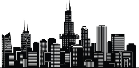 Construction worker silhouettes with hard hats, drilling, jackhammer, sledgehammer, manual labor, industrial tools,