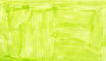 Abstract green marker strokes on white paper, hand drawn felt tip pen texture with uneven coloring,...