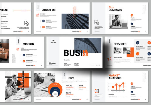 Business Plan Presentation Layout