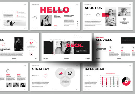 Business Pitch Deck Presentation Template